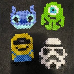 Perler bead mixed Disney character bundle.